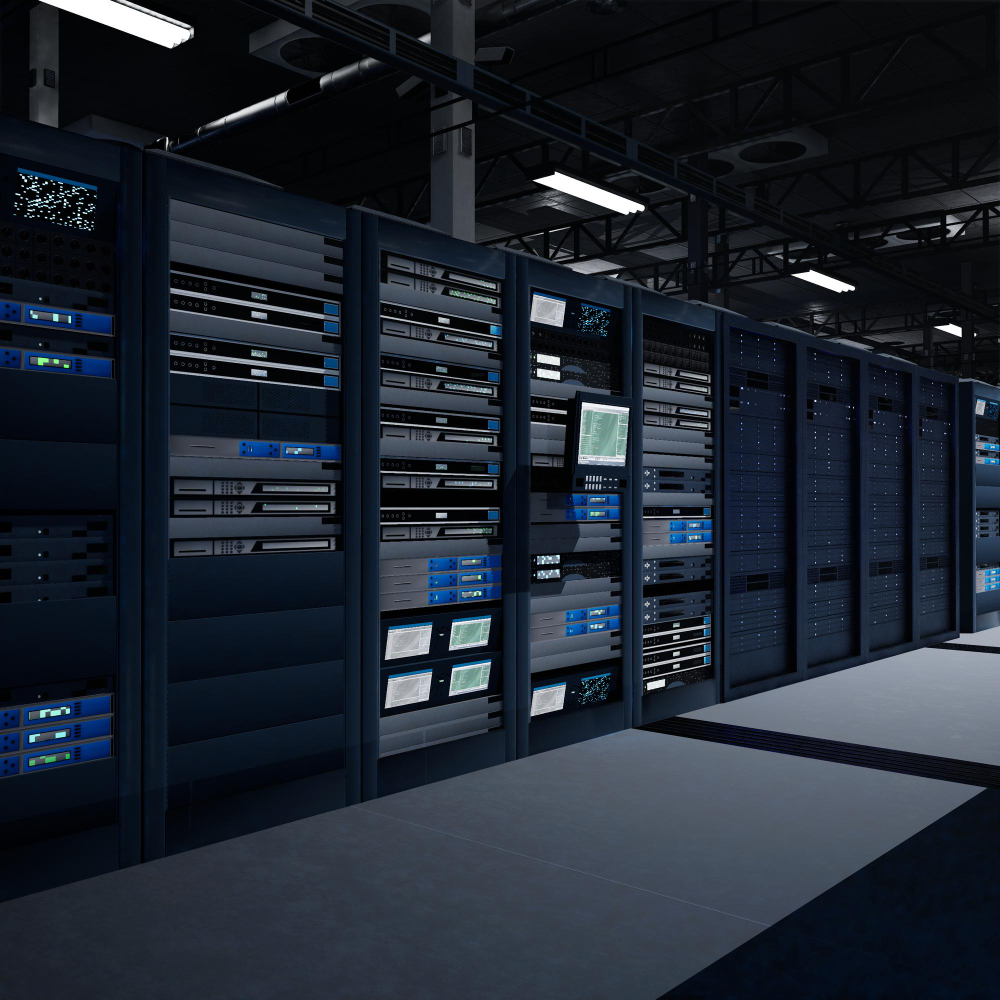 IT equipment and servers being prepared for a careful office technology relocation